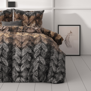 Trendy knits Bruin 200 x 200/220