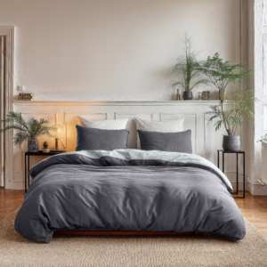 Twin Face Grijs/Antraciet 200x220