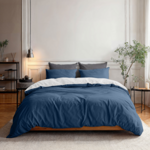 Twin Face Navy/Wit 200 x 220