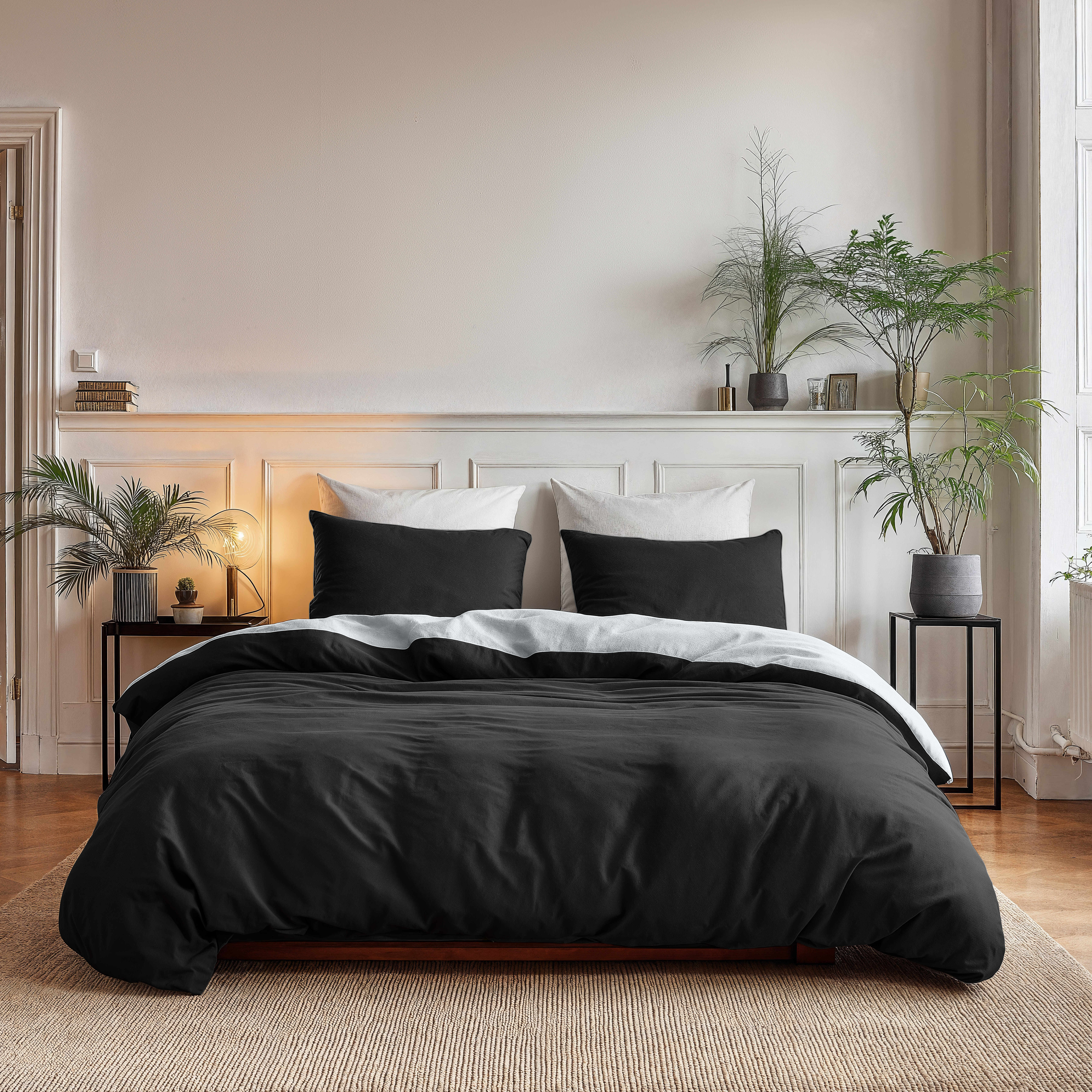 Twin Face Wit/Zwart 200x220