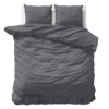 Uni Satijn Dekbedovertrek Antraciet 240 x 200/220
