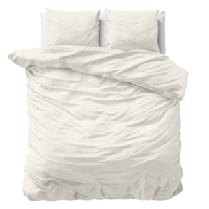 Uni Satijn Dekbedovertrek Creme 240 x 200/220