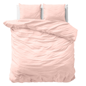 Uni Satijn Dekbedovertrek Roze 240 x 200/220