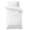 Uni Satijn Dekbedovertrek Wit 140 x 200/220