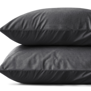 Velvet 2 in 1 kussenslopen Antraciet 60 x 70