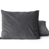 Velvet 2 in 1 kussenslopen Antraciet 60 x 70