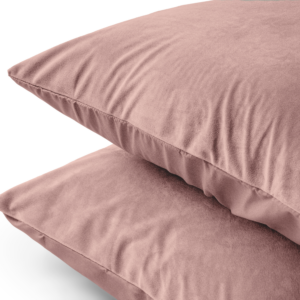 Velvet 2 in 1 kussenslopen Oud Roze 60 x 70