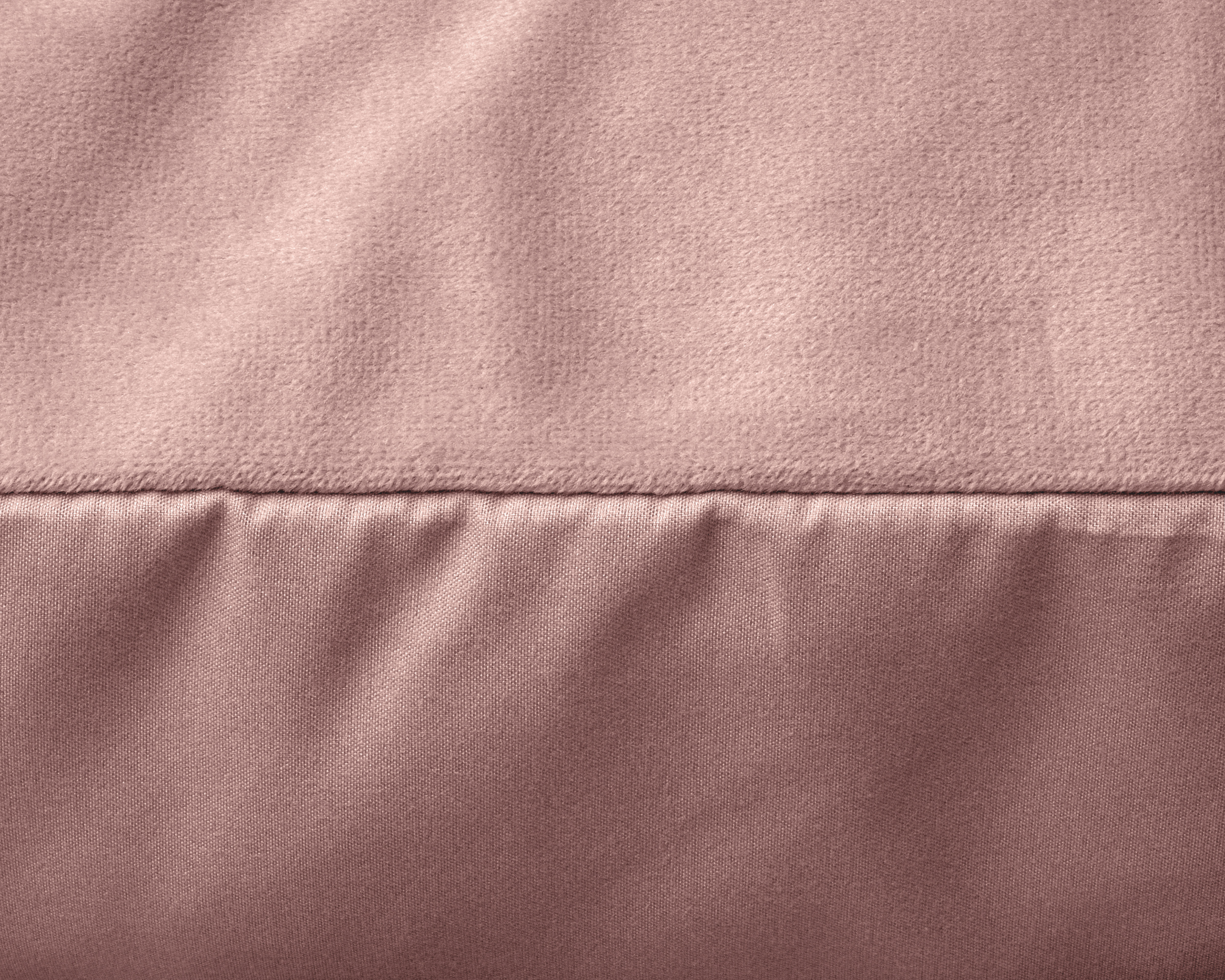 Velvet 2 in 1 kussenslopen Oud Roze 60 x 70