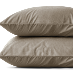 Velvet 2 in 1 kussenslopen Taupe 60 x 70