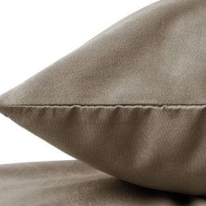 Velvet 2 in 1 kussenslopen Taupe 60 x 70