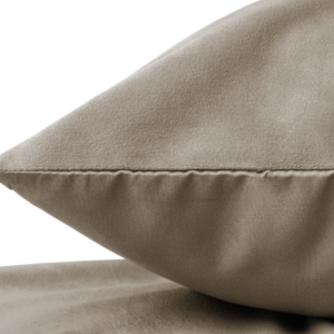 Velvet 2 in 1 kussenslopen Taupe 60 x 70