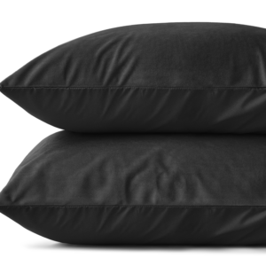 Velvet 2 in 1 kussenslopen Zwart 60 x 70