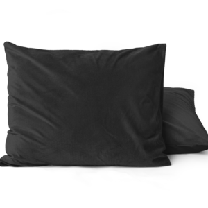 Velvet 2 in 1 kussenslopen Zwart 60 x 70