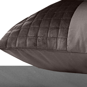 Velvet Band Taupe 2pack slopen Taupe 60 x 70