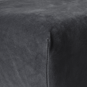 Velvet Hoeslaken Antraciet 180 x 200