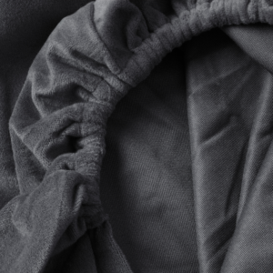 Velvet Hoeslaken Antraciet 90 x 200