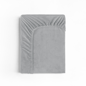 Velvet Hoeslaken Grijs 160 x 200