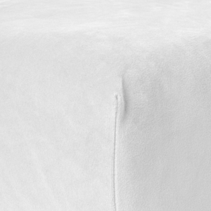 Velvet Hoeslaken Wit 140 x 200
