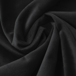 Velvet Hoeslaken Zwart 140 x 200