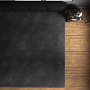 Velvet Hoeslaken Zwart 180 x 200