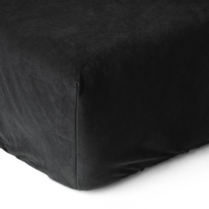 Velvet Hoeslaken Zwart 90 x 200