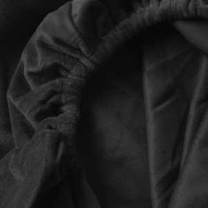 Velvet Hoeslaken Zwart 90 x 200