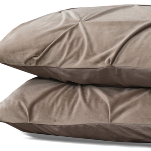Velvet Pintuck 2pack kussenslopen Taupe 60 x 70