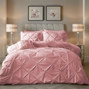 Velvet Pintuck Roze 200 x 200/220