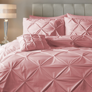 Velvet Pintuck Roze 240 x 200/220