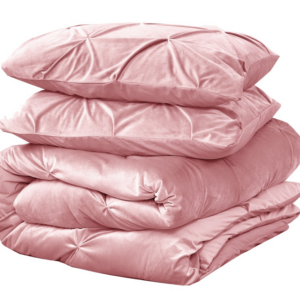 Velvet Pintuck Roze 240 x 200/220