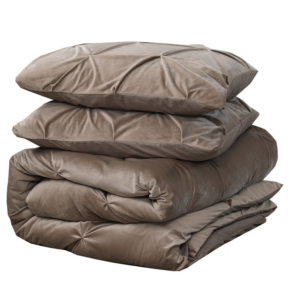 Velvet Pintuck Taupe 140 x 200/220
