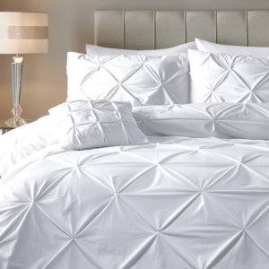 Velvet Pintuck Wit 200 x 200/220