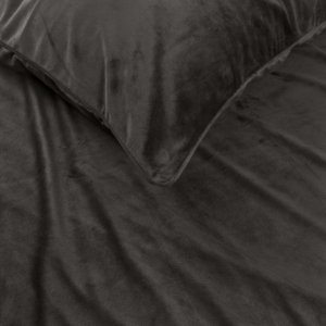 Velvet Piping Deep Taupe 140 x 220