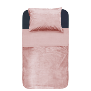 Velvet Piping Soft Pink 140 x 220