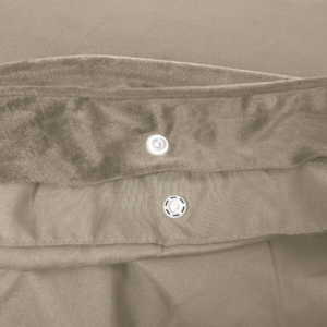 Velvet Piping Taupe / Grijs 200 x 220