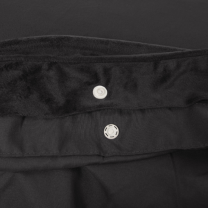 Velvet Piping Zwart 240 x 220