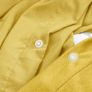 Velvet Uni Dekbedovertrek Goud 200 x 220