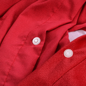 Velvet Uni Dekbedovertrek Rood 240 x 220