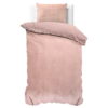 Velvet Uni Dekbedovertrek Roze 140 x 220