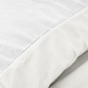 Velvet Uni Dekbedovertrek Wit 240 x 220
