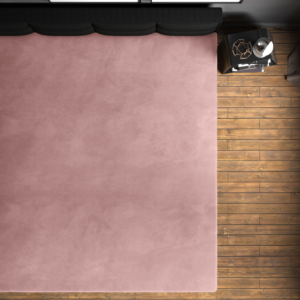 Velvet hoeslaken Oud Roze 160 x 200