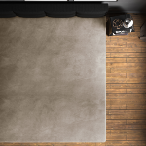 Velvet hoeslaken Taupe/Grijs 90 x 200