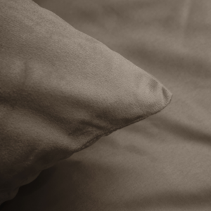 Velvet uni Taupe/Grijs 140 x 200/220