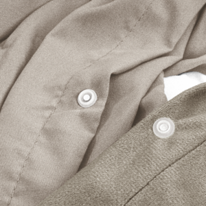 Velvet uni Taupe/Grijs 140 x 200/220