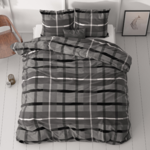 Vintage Check Antraciet 240 x 200/220