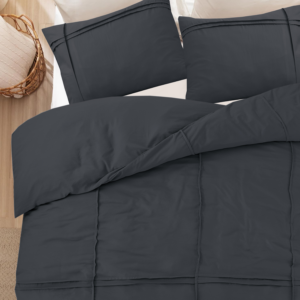 Washed Tufted Antraciet 200 x 200/220