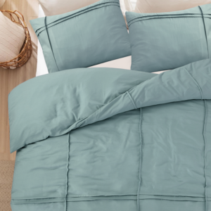 Washed Tufted Groen 200 x 200/220