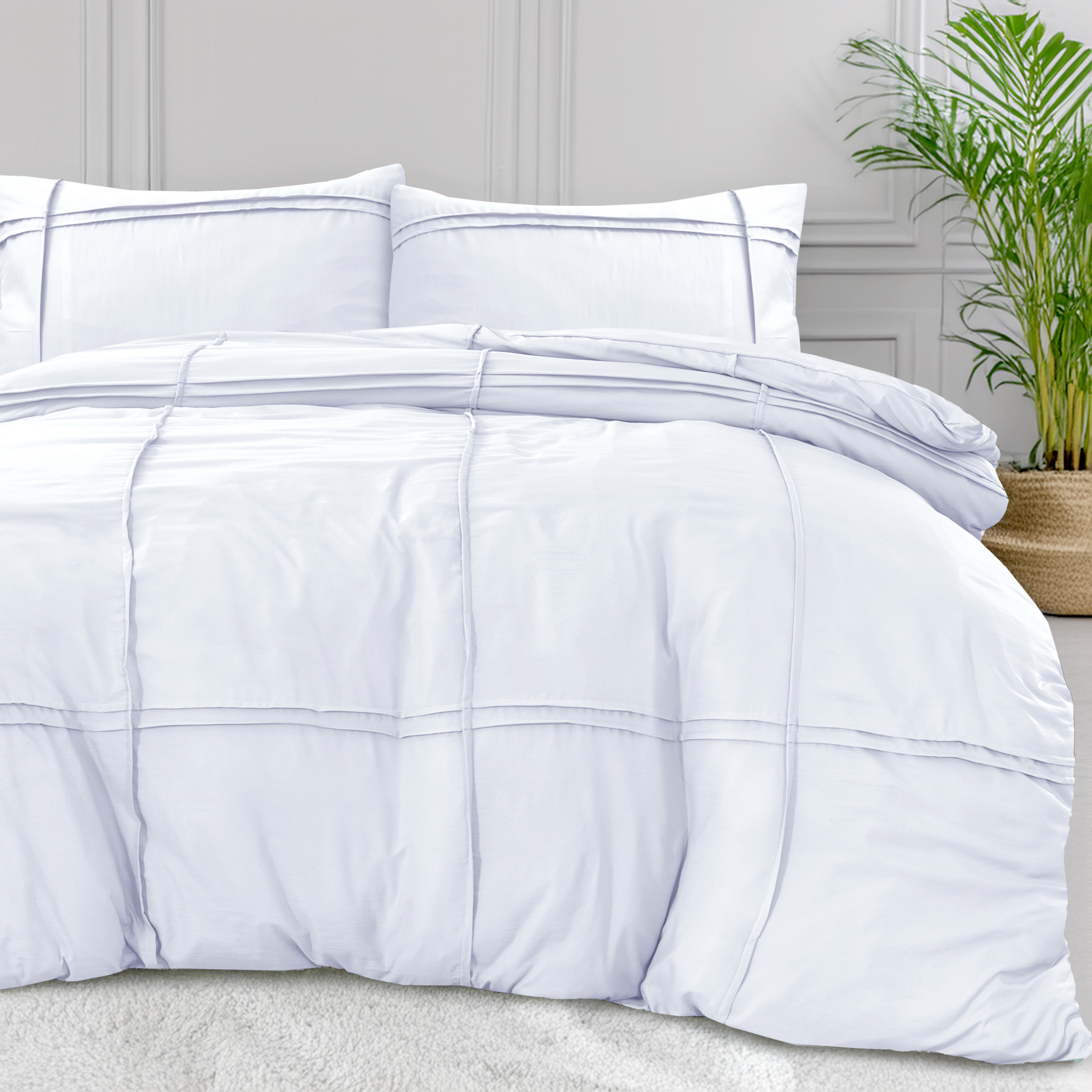 Washed Tufted Wit 240 x 200/220