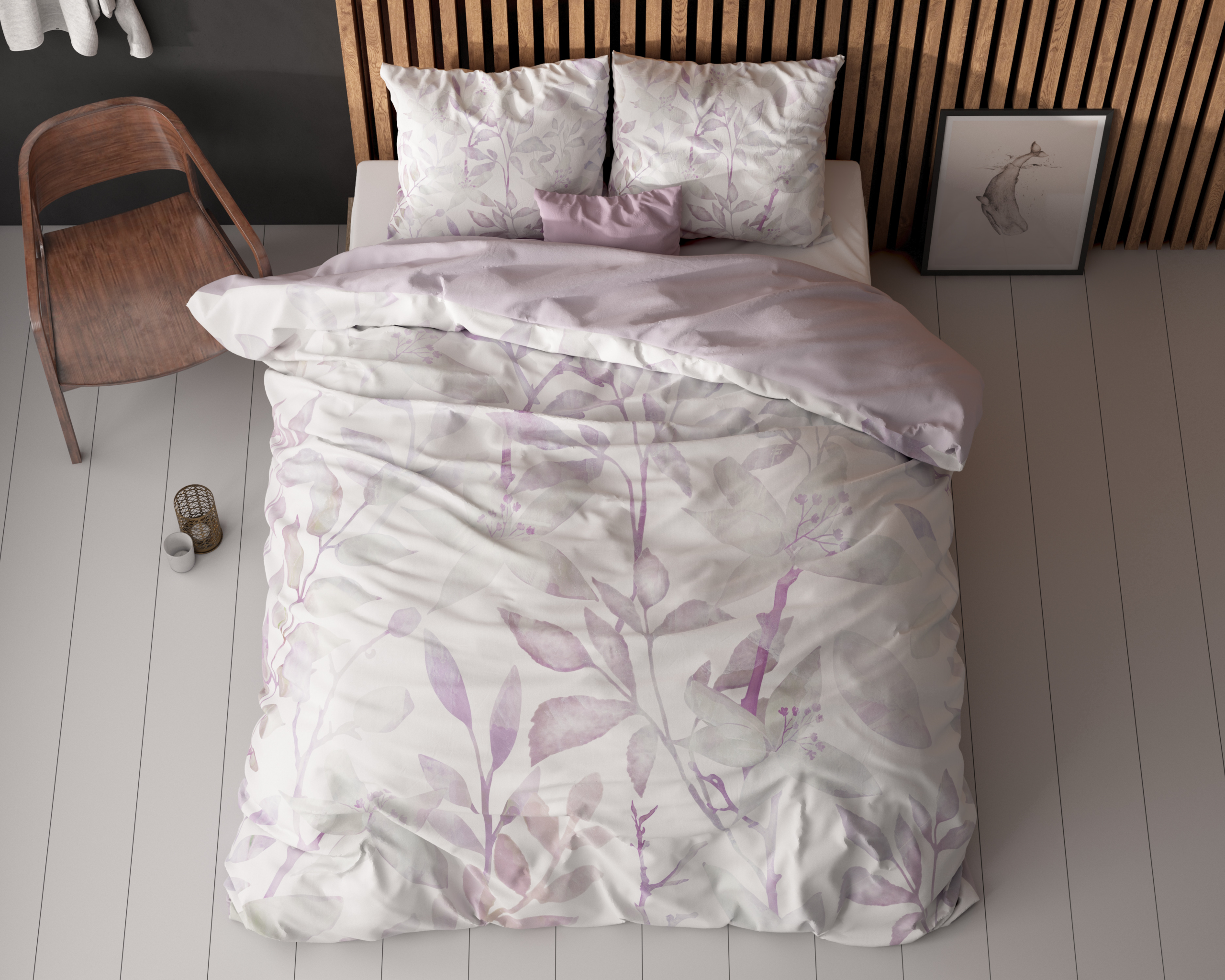 Water leaves Wit 140 x 200/220