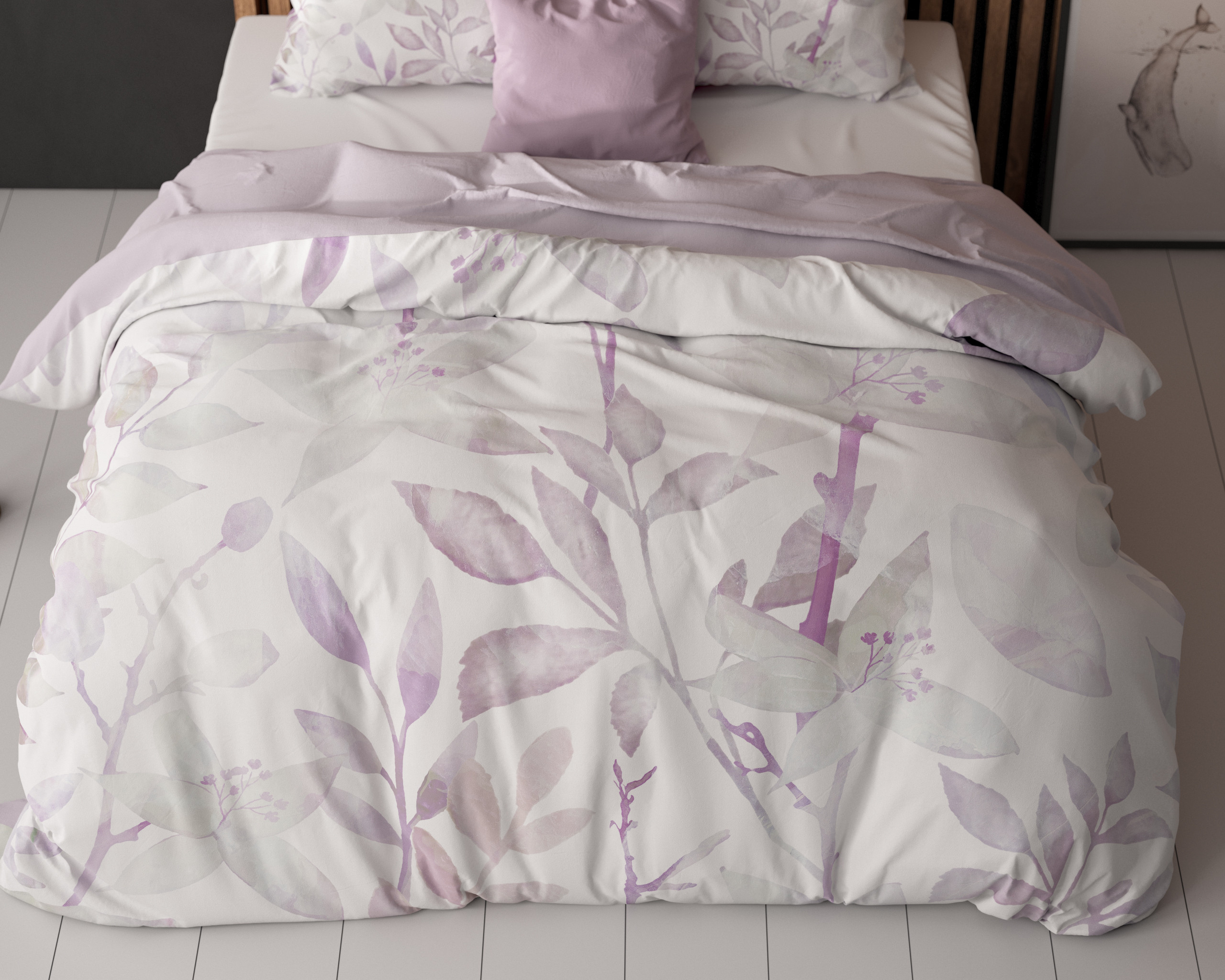 Water leaves Wit 200 x 200/220